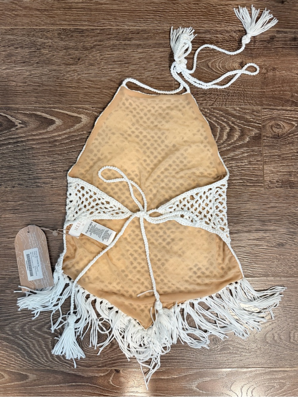 NWT Meshki Miley
Crochet Halter Top - Ivory - Picture 3 of 3